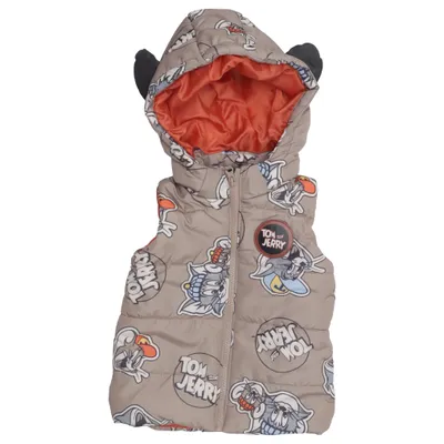 Gilet d'extérieur (Beige, Multicolore) de Tom & Jerry Polyester