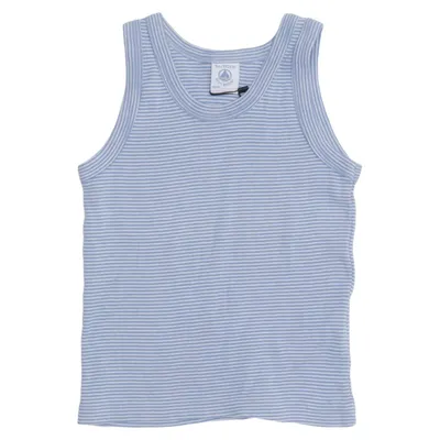 Tanktop (Blauw, Wit) van Petit Bateau Katoen