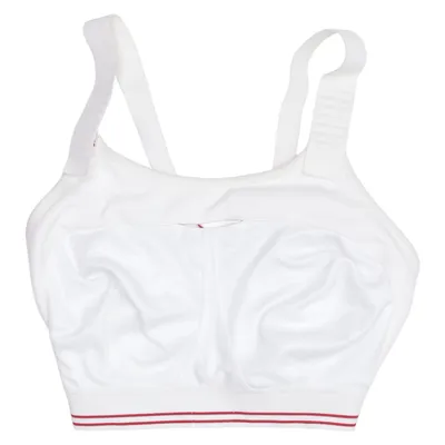 Sports bra (White, Red) from Shock Absorber
