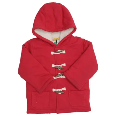Duffle jas (Rood) van Baby Boden Katoen, Polyester