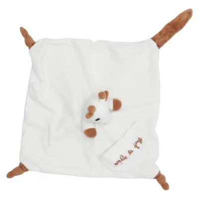 Security blanket (White, Brown) from Vulli Cotton, Polyester