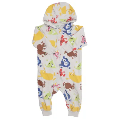Sparkdräkt (Beige, Flerfärgad) från Babblarna x KappAhl Bomull, Elastan