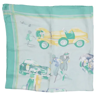 Halsdoek (Groen, Meerkleurig) van Bogner Zijde
