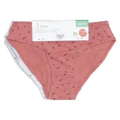 Culotte (Gris, Rose, Blanc) de Ernsting's Family Coton, Élasthane, Polyester