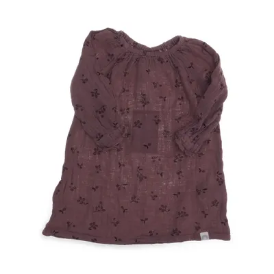 Jurk (Lila) van Lindex Baby Katoen