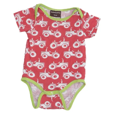 Body (Rouge, Vert, Blanc) de Maxomorra Élasthane, Coton biologique