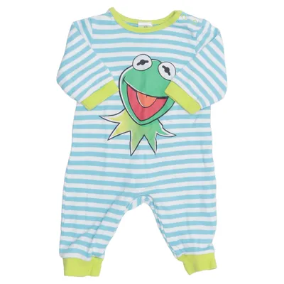 Sparkedragt (Blå, Hvid, Grøn) fra Disney Baby Bomuld