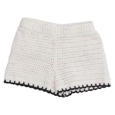 Shorts (Beige, Sort) fra Zara Bomuld