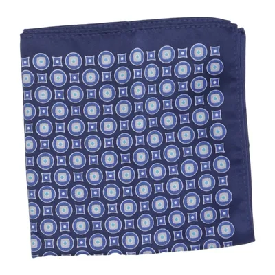 Zakdoek (Blauw, Wit) van Hampton Polyester