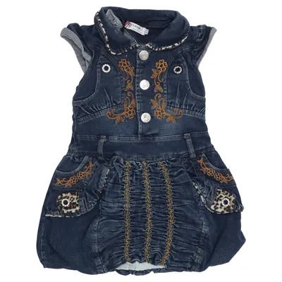 Robe en jean (Bleu, Multicolore) de Vague