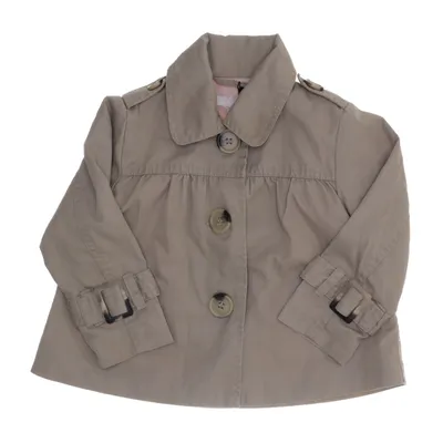 Frakke (Beige) fra H&M Bomuld, Polyester