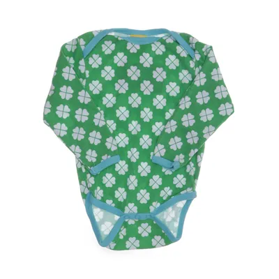 Body (Grön, Vit, Blå) från Duns Ekologisk bomull