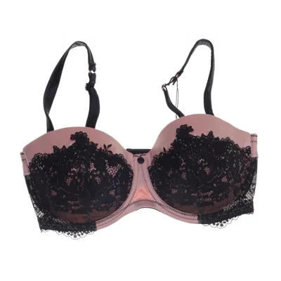 Bra (Pink, Black) from Hunkemöller Elastane, Polyamide, Polyester