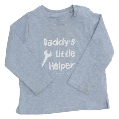 Långärmad t-shirt (Blå) från Bellybutton Elastan, Ekologisk bomull
