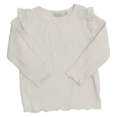 T-shirt à manches longues (Beige) de Sweeper Coton, Élasthane, Polyester