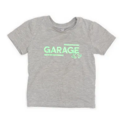 T-shirt (Grå, Grön) från Garage Bomull, Polyester