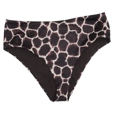 Bikini broekje (Bruin, Beige) van Hop Lun Elastaan, Polyamide, Polyester