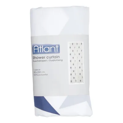 Shower curtain (White, Blue, Gray) from Atlant Polyester