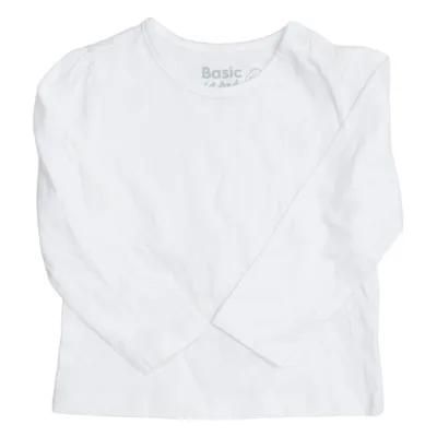 Long sleeve T-shirt (White) from Gekås Elastane, Organic cotton