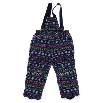 Skibroek (Blauw, Meerkleurig) van Topomini Polyester