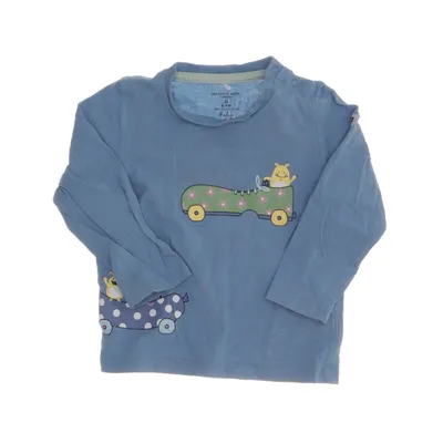 Lange mouwen shirt (Blauw, Meerkleurig) van Polarn O. Pyret Elastaan, Organisch katoen