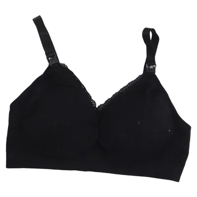 Soutien-gorge d'allaitement (Noir) de Creem Élasthane, Polyamide