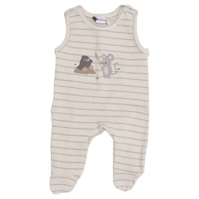 Rompers (Beige, Green) from Little Cotton, Elastane