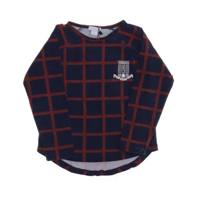 Lange mouwen shirt (Blauw, Rood, Wit) van Livly Katoen, Elastaan
