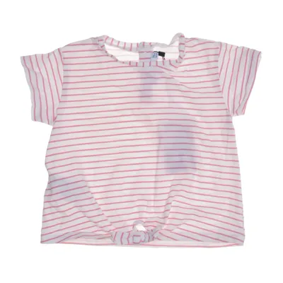 T-shirt (Rosa, Vit) från Mayoral Bomull, Elastan