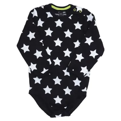 Body (Schwarz, Weiß) von Petite Mini Baumwolle