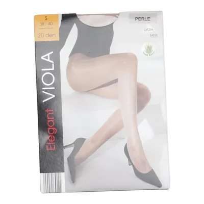 Collants en nylon (Beige) de Viola Élasthane, Polyamide