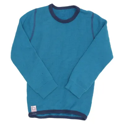 Underställströja (Blå) från Woolpower Elastan, Merinoull, Polyamid, Polyester