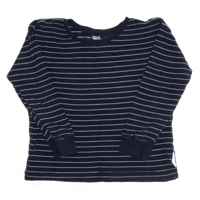 T-shirt à manches longues (Bleu, Blanc) de Varför Därför Coton