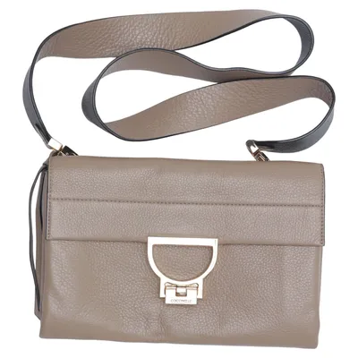Skuldertaske (Beige) fra Coccinelle Læder