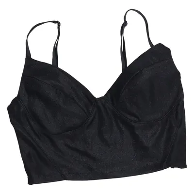 Bustier (Zwart) van L&S Elastaan, Metallvezel, Polyester