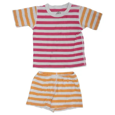 Set (Rosa, Vit, Orange) från Eiser Trikå Bomull