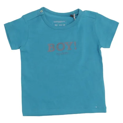 T-shirt (Bleu) de Imps & Elfs Élasthane, Coton biologique