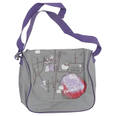 Skuldertaske (Grå, Lilla, Flerfarvet) fra Hello Kitty by Sanrio