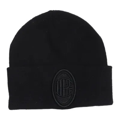 Beanie (Zwart) van AC Milan Polyamide, Polyester, Viscose