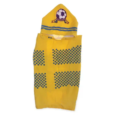 Badponcho (Geel, Blauw) van Libero Katoen