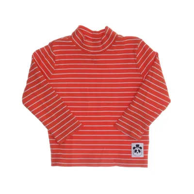 Lange mouwen shirt (Rood, Wit) van Mini Rodini Elastaan, Organisch katoen