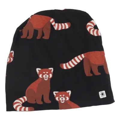 Beaniemössa (Svart, Flerfärgad) från Lindex Bomull, Elastan