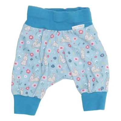 Harembroek (Blauw, Meerkleurig) van Babauba Katoen, Elastaan