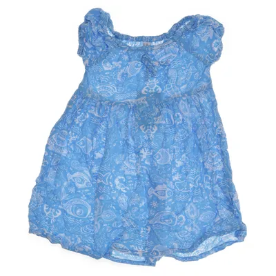 Strandklänning (Blå, Vit) från Coolwater Viskos