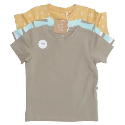 T-shirt (NBMHENRI 3P SS TOP) de Name It Coton biologique