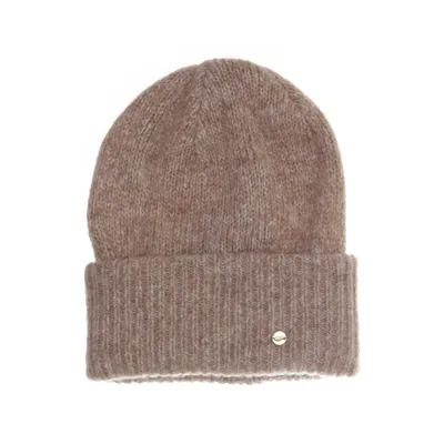 Beaniemössa (Brun) från Syster P Akryl, Merinoull, Mohair, Polyamid
