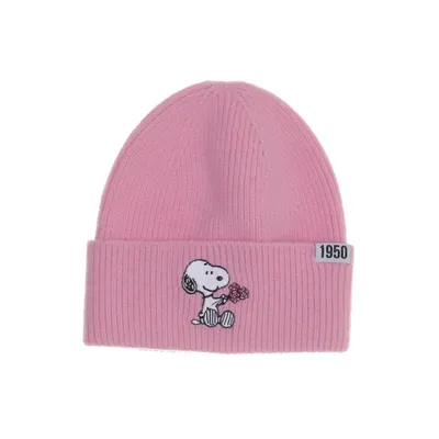 Beanie (Pink) from Peanuts Acrylic, Nylon, Polyester