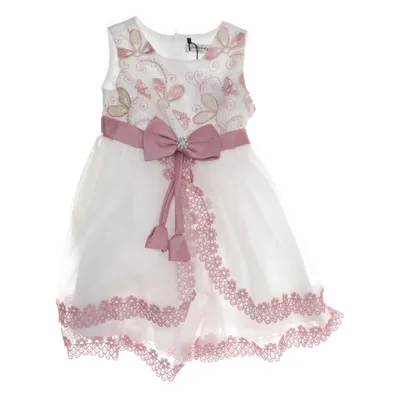 Flower girl dress (White, Pink, Multicolored) from Pretty Baby