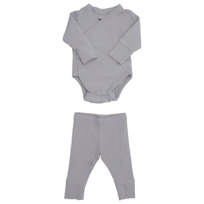 Ensemble (Gris) de ICA I Love Eco Élasthane, Coton biologique