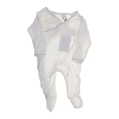 Barboteuse (Blanc) de Baby Bambu Bambou